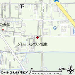 岡山県岡山市中区下57周辺の地図