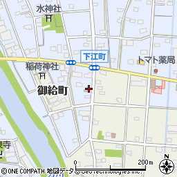 静岡県浜松市中央区下江町83周辺の地図
