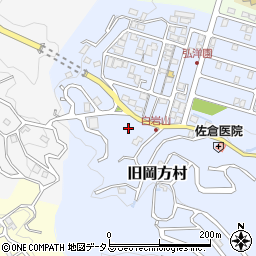 静岡県下田市旧岡方村周辺の地図