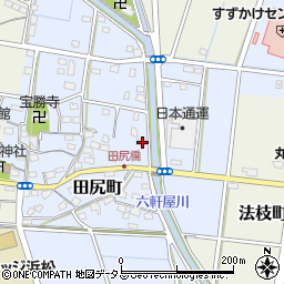 静岡県浜松市中央区田尻町347周辺の地図