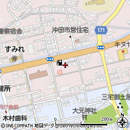 島根県益田市東町10周辺の地図