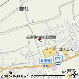 岡山県総社市総社1362周辺の地図