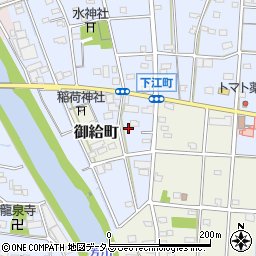 静岡県浜松市中央区下江町80周辺の地図