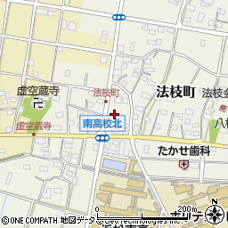 静岡県浜松市中央区法枝町532周辺の地図