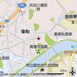 島根県益田市東町25-6周辺の地図