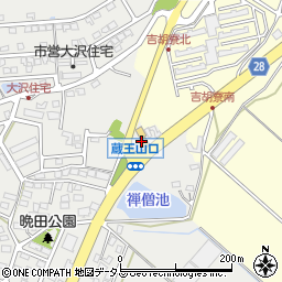 ファミリーマート吉胡店周辺の地図