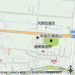 静岡県袋井市湊1187周辺の地図