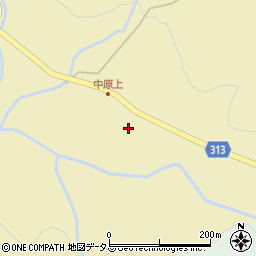 広島県山県郡北広島町中原221周辺の地図