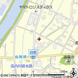 静岡県浜松市中央区白羽町305周辺の地図