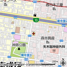 西松屋緑橋店周辺の地図