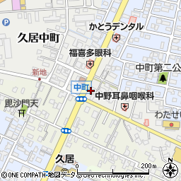 三十三銀行久居駅前支店 ＡＴＭ周辺の地図