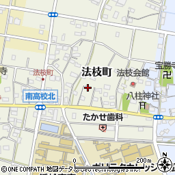 静岡県浜松市中央区法枝町497周辺の地図