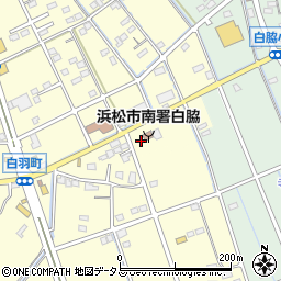 静岡県浜松市中央区白羽町597周辺の地図