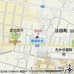 静岡県浜松市中央区法枝町571周辺の地図