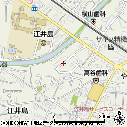 江井島道下公園周辺の地図