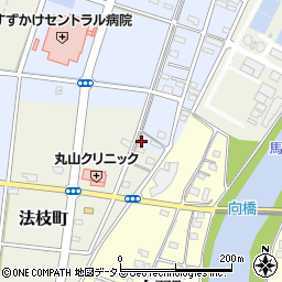 静岡県浜松市中央区田尻町44周辺の地図