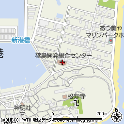 篠島区事務所周辺の地図
