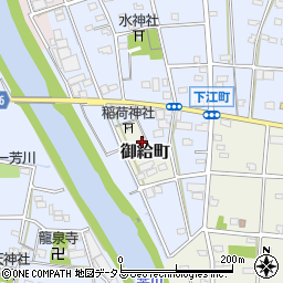 静岡県浜松市中央区御給町2周辺の地図