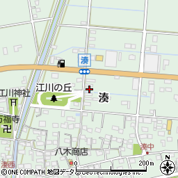 静岡県袋井市湊321周辺の地図