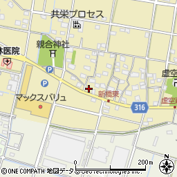 静岡県浜松市中央区新橋町1276周辺の地図