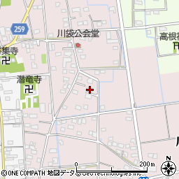 静岡県磐田市川袋544-2周辺の地図
