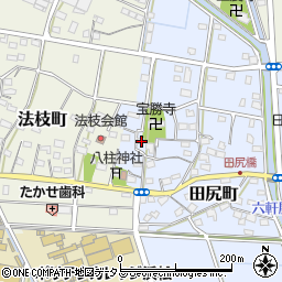 静岡県浜松市中央区田尻町301周辺の地図