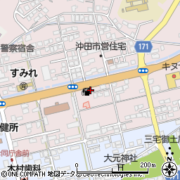 島根県益田市東町10-4周辺の地図