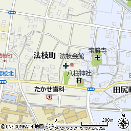 静岡県浜松市中央区法枝町474周辺の地図