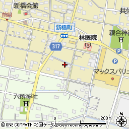 静岡県浜松市中央区新橋町1412周辺の地図