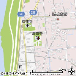 潜竜寺周辺の地図