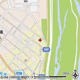静岡県浜松市中央区河輪町11周辺の地図