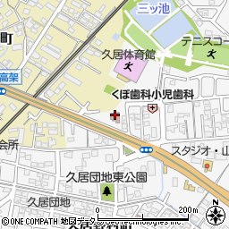 津市役所公民館　立成公民館周辺の地図