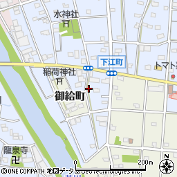 静岡県浜松市中央区下江町81周辺の地図