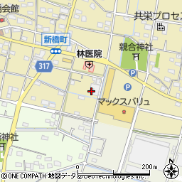 静岡県浜松市中央区新橋町1437周辺の地図