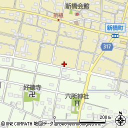 静岡県浜松市中央区新橋町1582周辺の地図