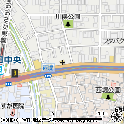 ザめしや高井田店周辺の地図