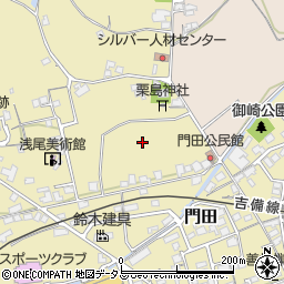 岡山県総社市門田周辺の地図