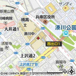 神戸市立会下山小学校周辺の地図