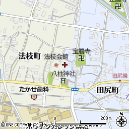 静岡県浜松市中央区法枝町460周辺の地図