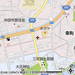 島根県益田市東町19-35周辺の地図