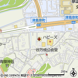 ダイソー岡山インター店周辺の地図