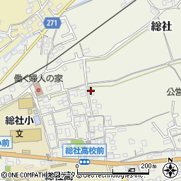 岡山県総社市総社1165-7周辺の地図