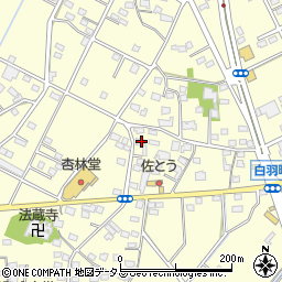 静岡県浜松市中央区白羽町754周辺の地図