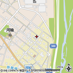 静岡県浜松市中央区河輪町36周辺の地図