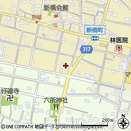 静岡県浜松市中央区新橋町1572周辺の地図
