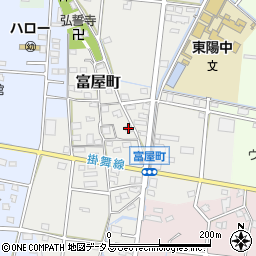 静岡県浜松市中央区富屋町31周辺の地図