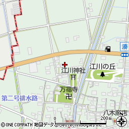 静岡県袋井市湊75周辺の地図