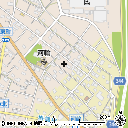 静岡県浜松市中央区東町211周辺の地図