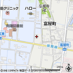 静岡県浜松市中央区富屋町36周辺の地図