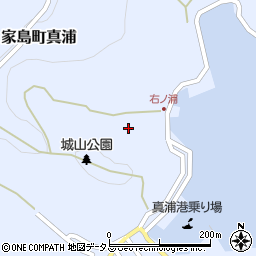 兵庫県姫路市家島町真浦470周辺の地図